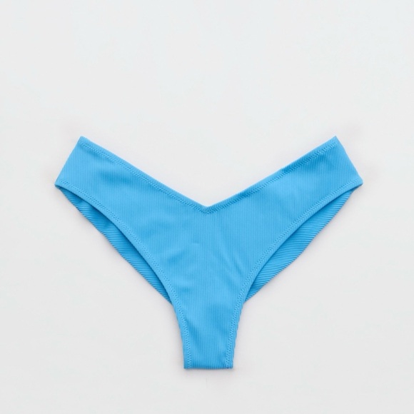 NWT- Aerie Blue Women's Bikini Bottom only - Picture 2 of 3